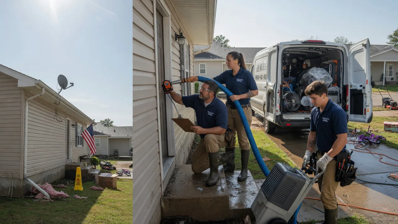 Ceiling Water Damage Restoration in Fort Hill, PA near me